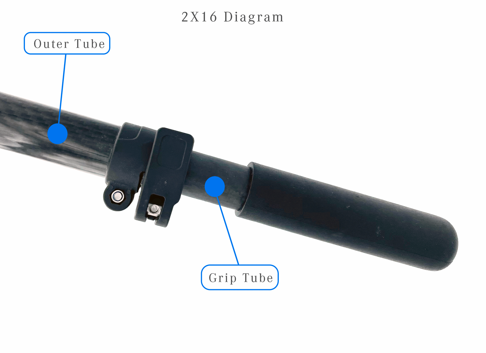 Outer Individual Replacement Tube / HyperPole, dimensions drawing