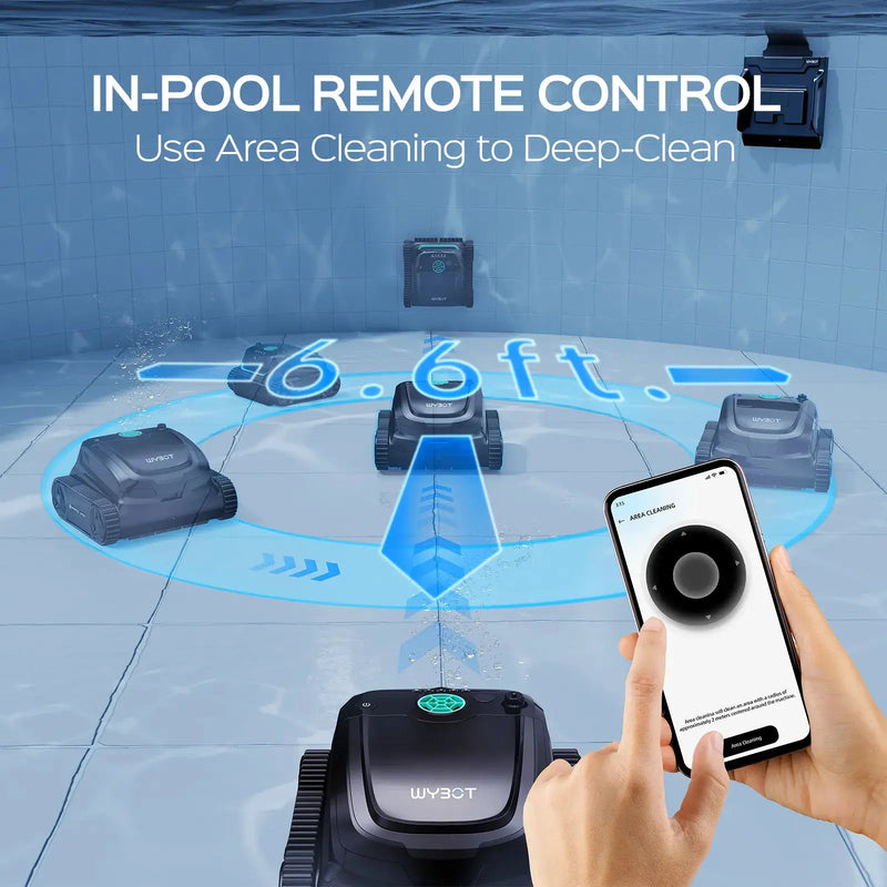 WYBOT S2 Solar Vision Robotic Pool Cleaner by WYBOT