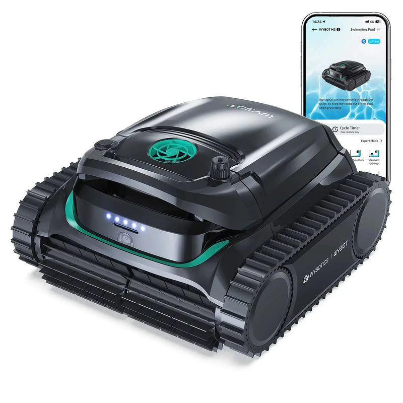 WYBOT M2 Vision Tech High-End Cordless Robotic Pool Cleaner by WYBOT
