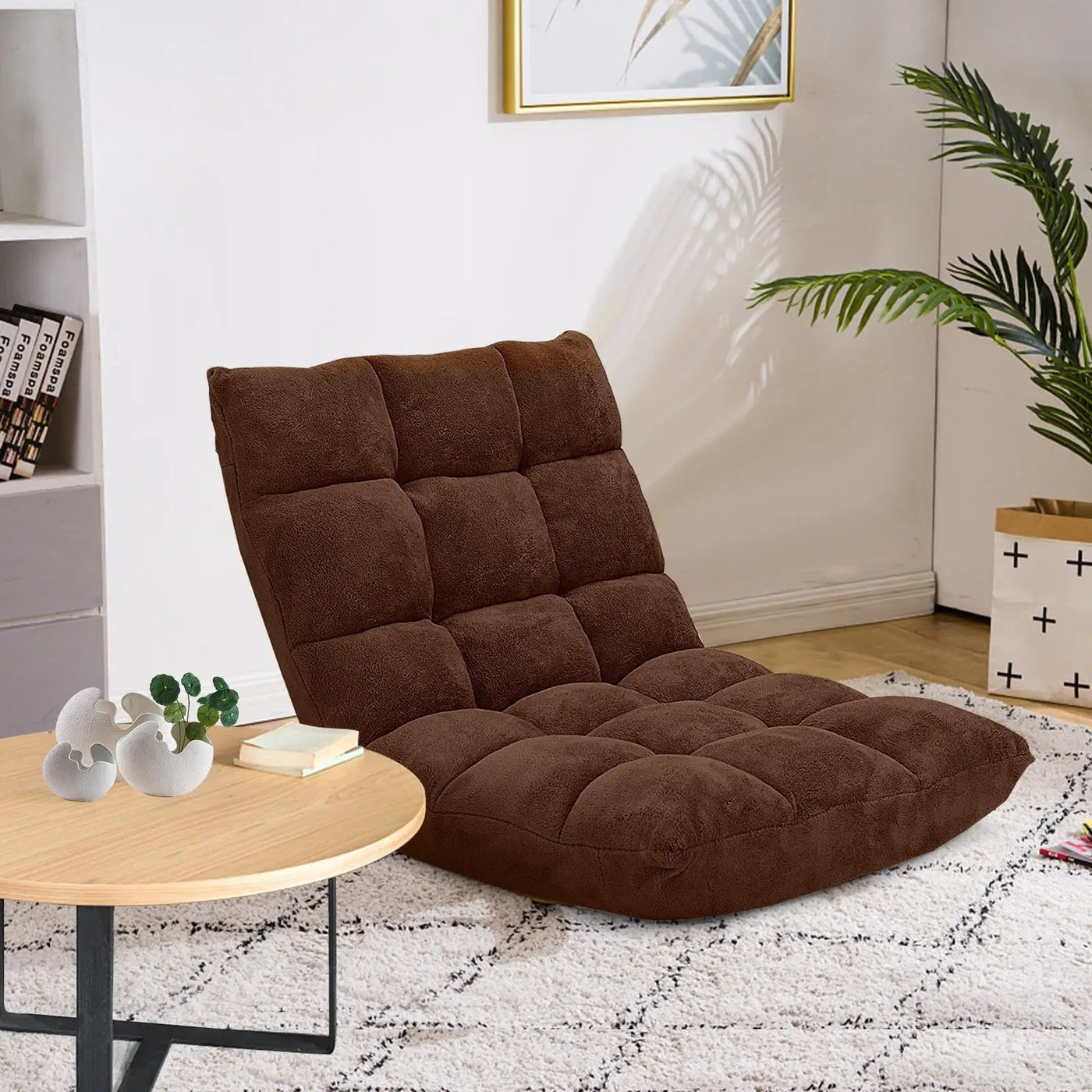 Adjustable 14-position Cushioned Floor Chair by DirectDeals