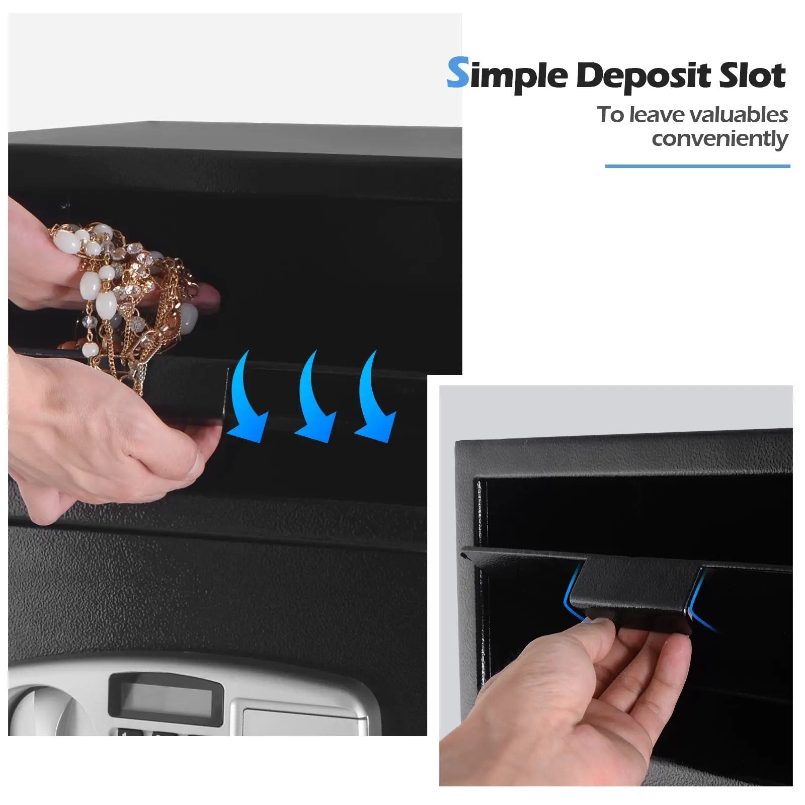 Digital Deposit Safe Box Depository Front Load by DirectDeals