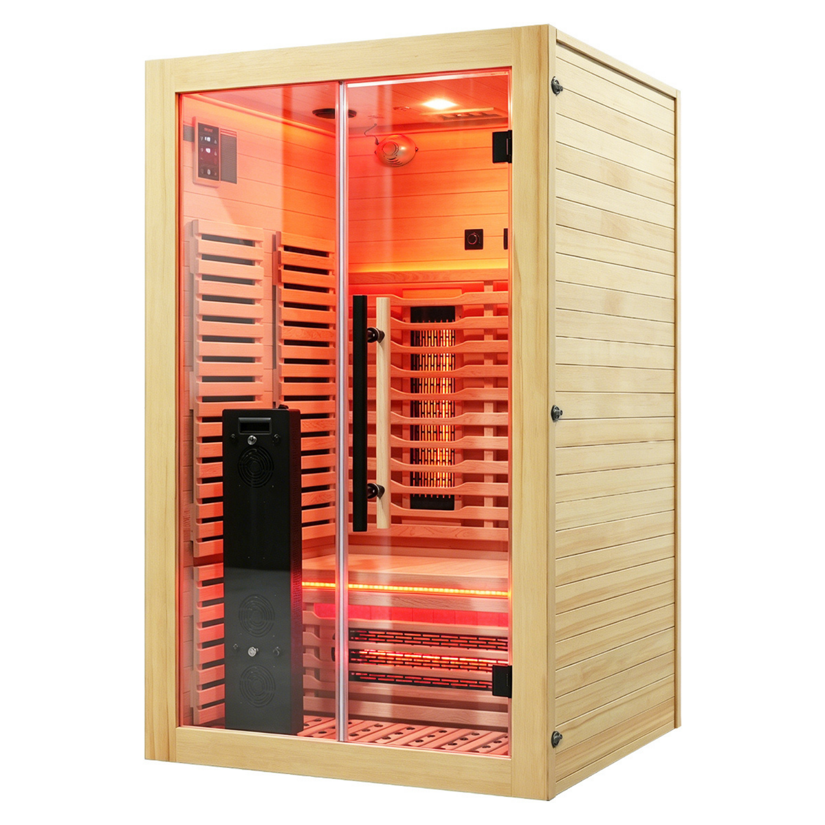 Blisspod I Venetian RED I All-In-One - Full Spectrum + Red Light Therapy I Indoor Premium Sauna I 2 Person, photo 2 of 19