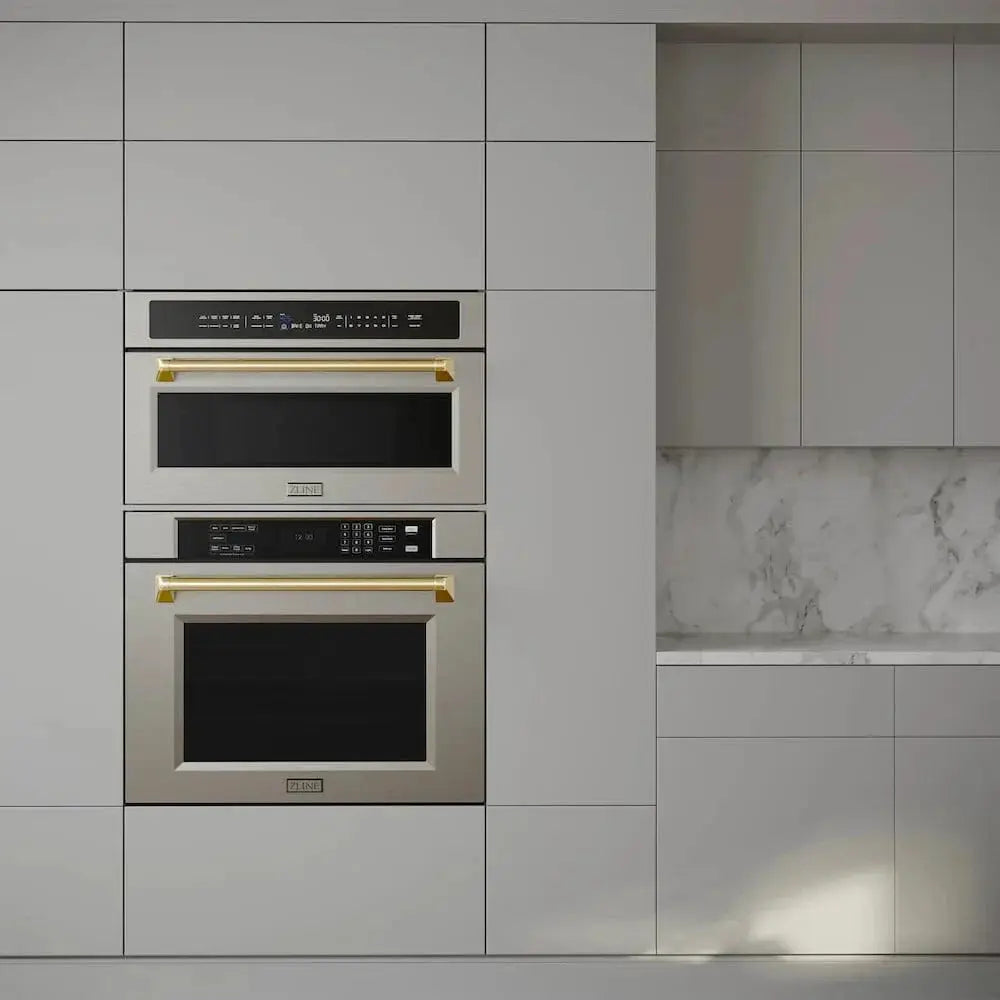 ZLINE 30” Convection Microwave, Stainless Steel, Gold MWOZ-30-G by Farmhouse Kitchen and Bath