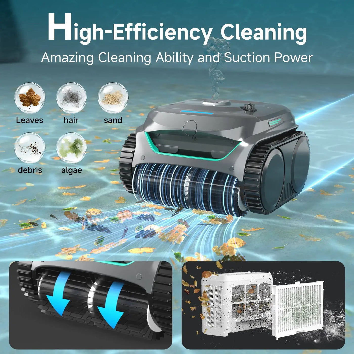 (2026 Upgrade) WYBOT C2 Cordless Robotic Pool Cleaner by WYBOT