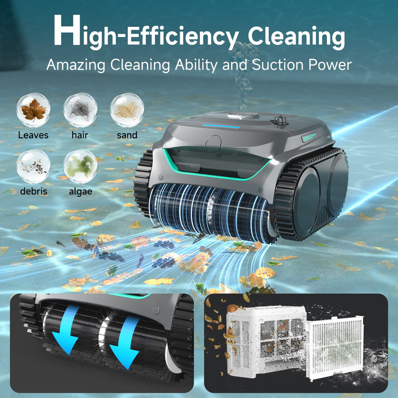 (2026 Upgrade) WYBOT C2 Cordless Robotic Pool Cleaner, photo 13 of 24
