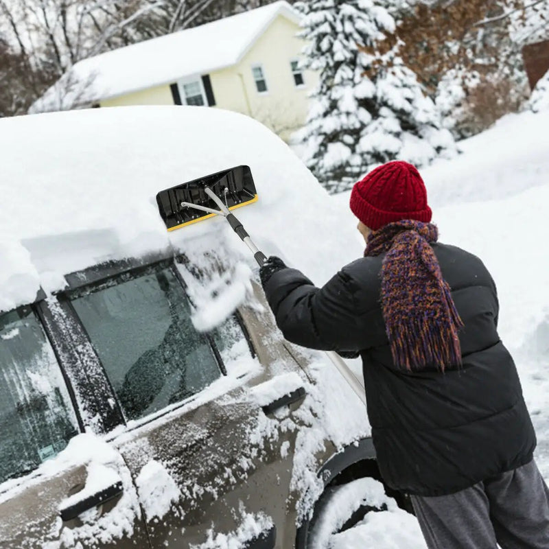 21FT Telescoping Snow Roof Rake Aluminum Tube Non-Slip Handle by DirectDeals