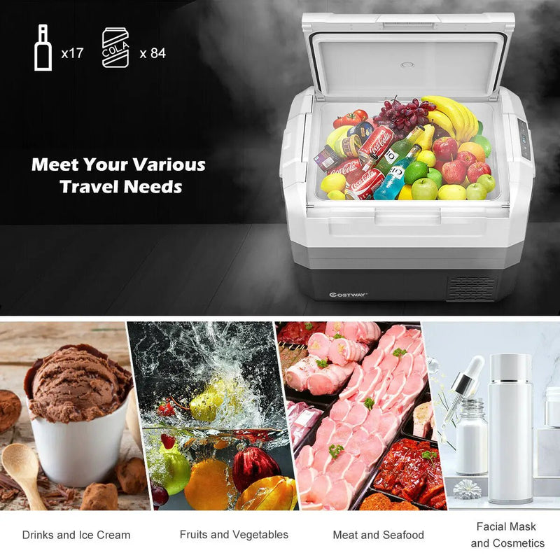 58 Quart Portable Electric Cooler for Camping & Car by DirectDeals