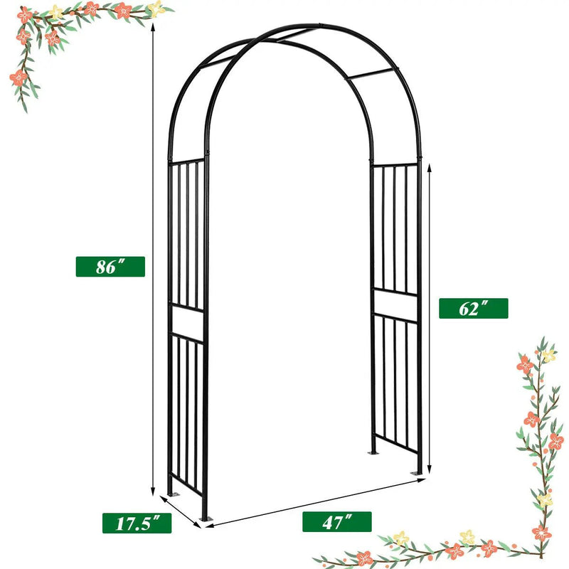7.2 Feet Garden Decoration Climbing Plants Arch by DirectDeals