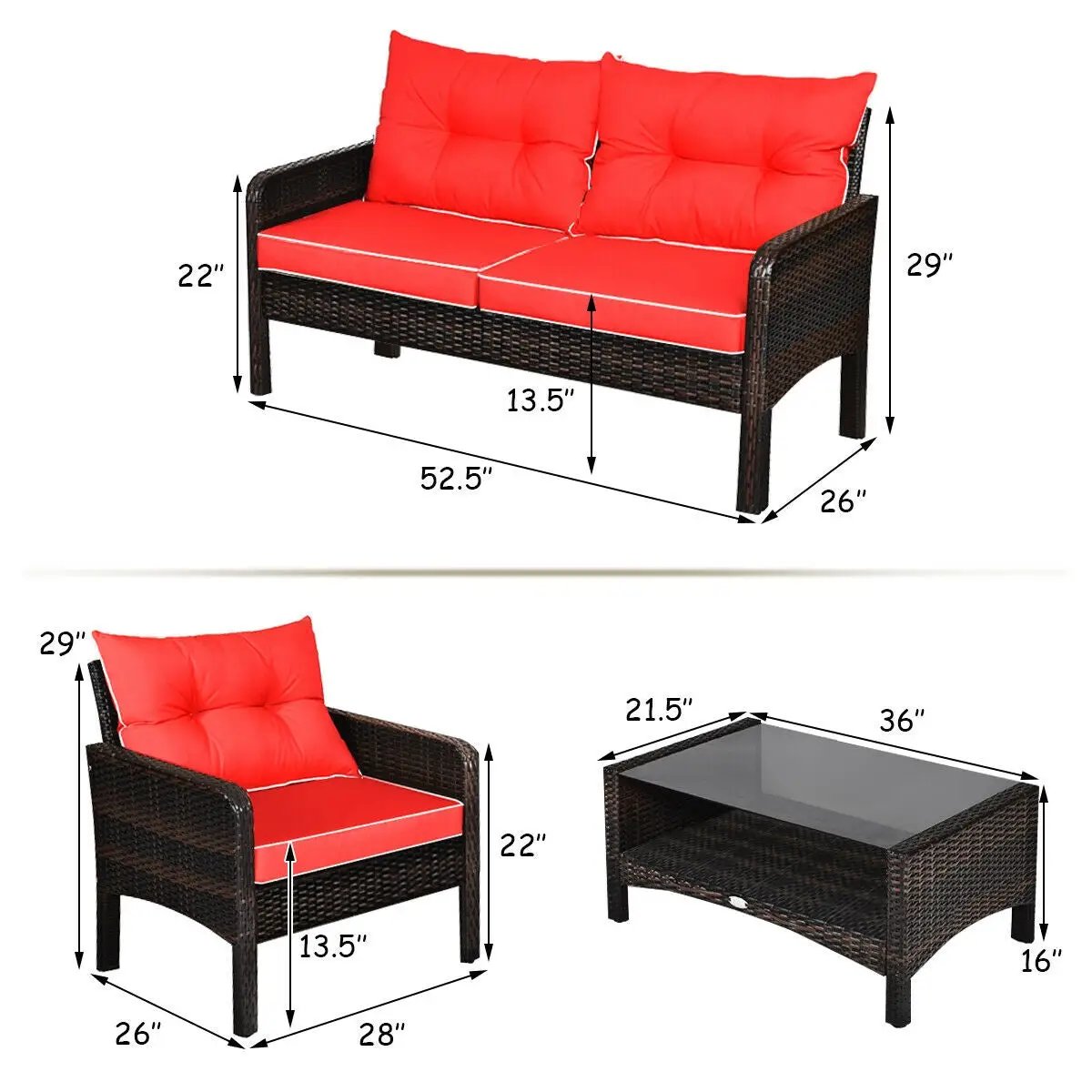 4 Pieces by DirectDeals