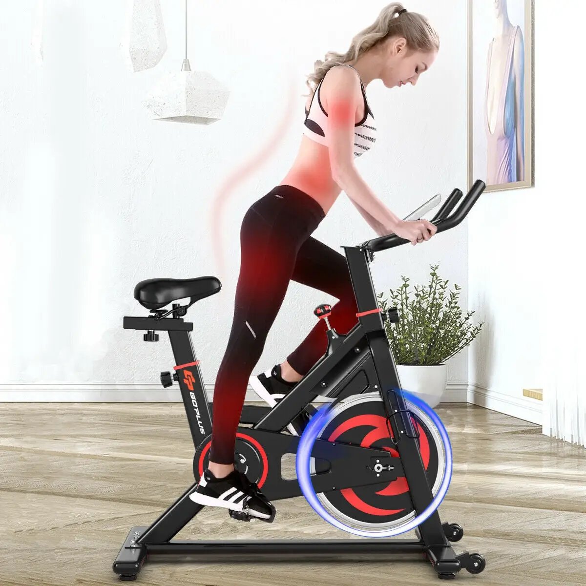 30 lbs Family Fitness Aerobic Exercise Magnetic Bicycle by DirectDeals