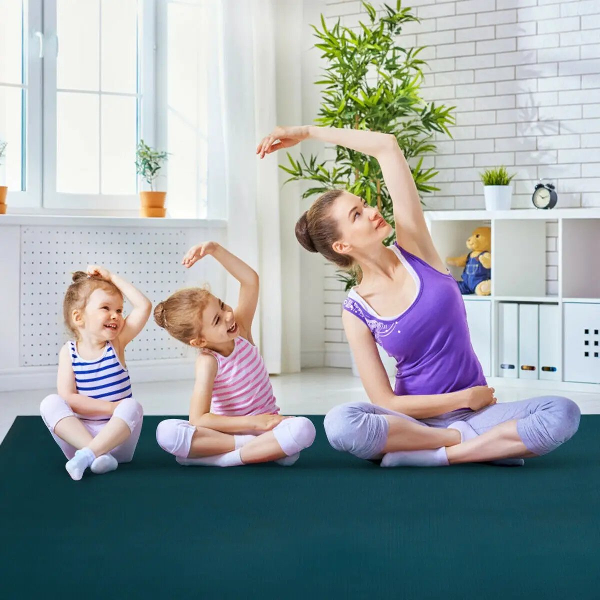 Workout Yoga Mat for Exercise by DirectDeals