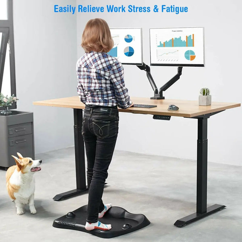 Ergonomic Design Anti Fatigue Standing Floor Foot Mat for Home Office by DirectDeals