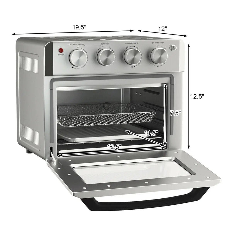 Dehydrate Convection Air Fryer Toaster Oven with 5 Accessories by DirectDeals