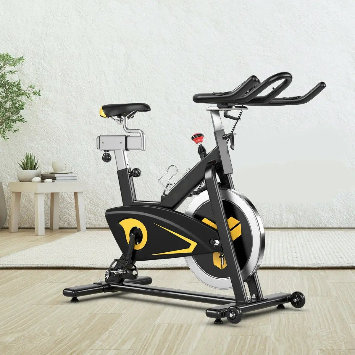 Magnetic Exercise Bike Fixed Belt Drive Indoor Bicycle by DirectDeals