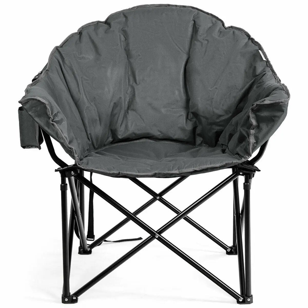Folding Camping Moon Padded Chair with Carrying Bag by DirectDeals
