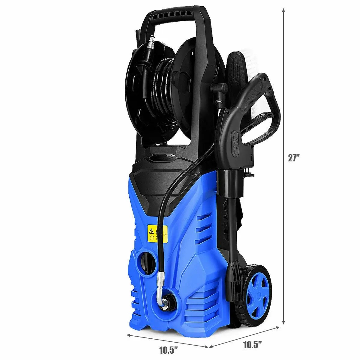 1800W 2030PSI Electric Pressure Washer Cleaner with Hose Reel by DirectDeals