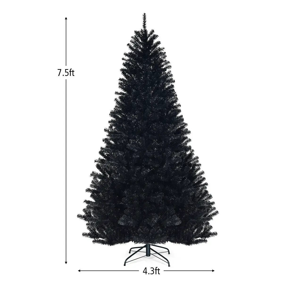 7.5 Feet Hinged Artificial Halloween Christmas Tree by DirectDeals