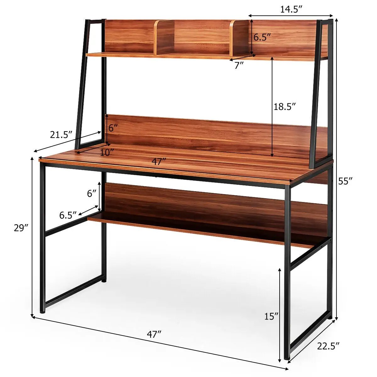 47-Inch Computer Desk Writing Study Table Workstation by DirectDeals
