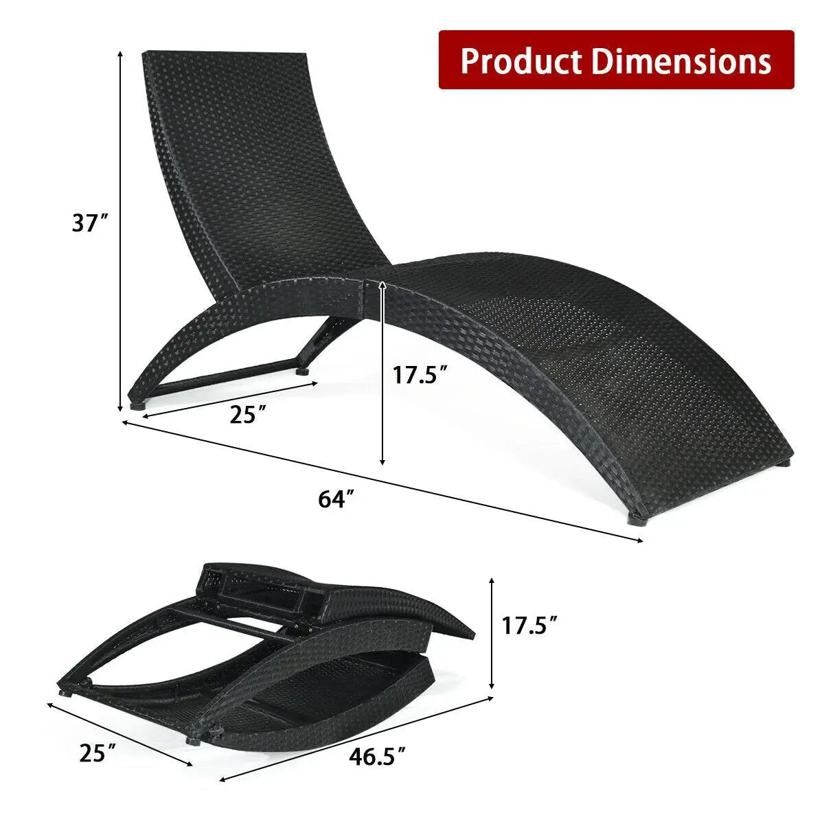 Folding Patio Rattan by DirectDeals