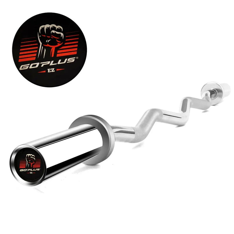 47 Inch Chrome Steel Home Gym Fitness Equipment Bar by DirectDeals