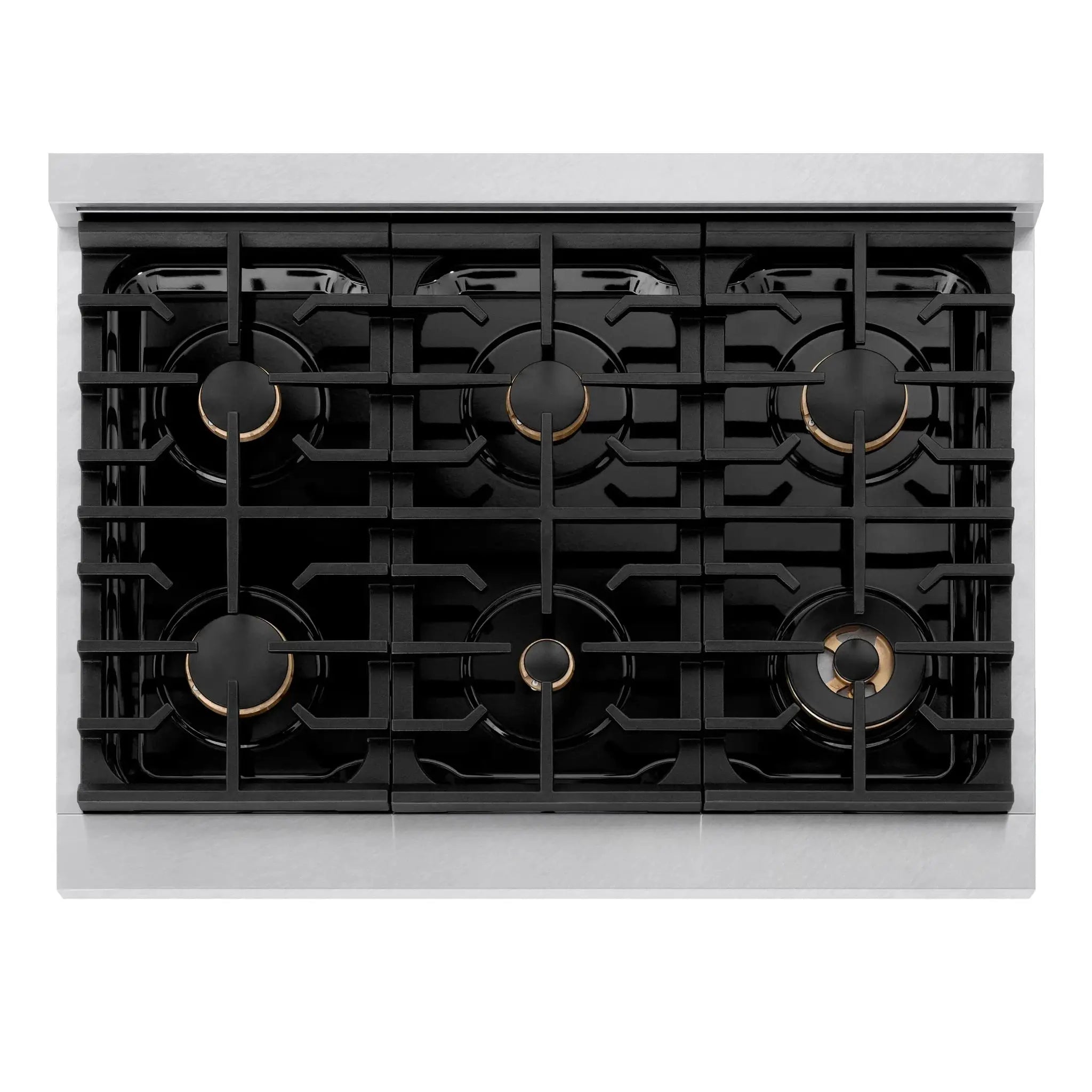 ZLINE 36 " Gas Range with Convection Oven Stainless Steel, Champagne Bronze , SGRSZ-36-CB by Farmhouse Kitchen and Bath