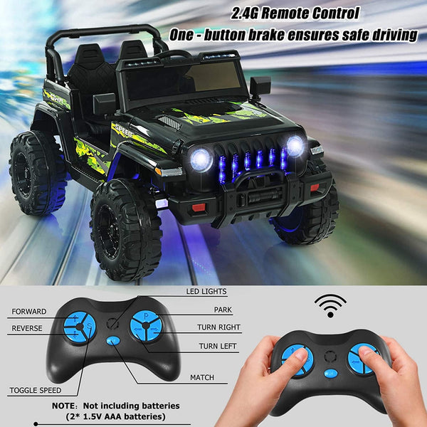 12V Kids Ride-on Jeep Car with 2.4 G Remote Control, photo 2 of 15