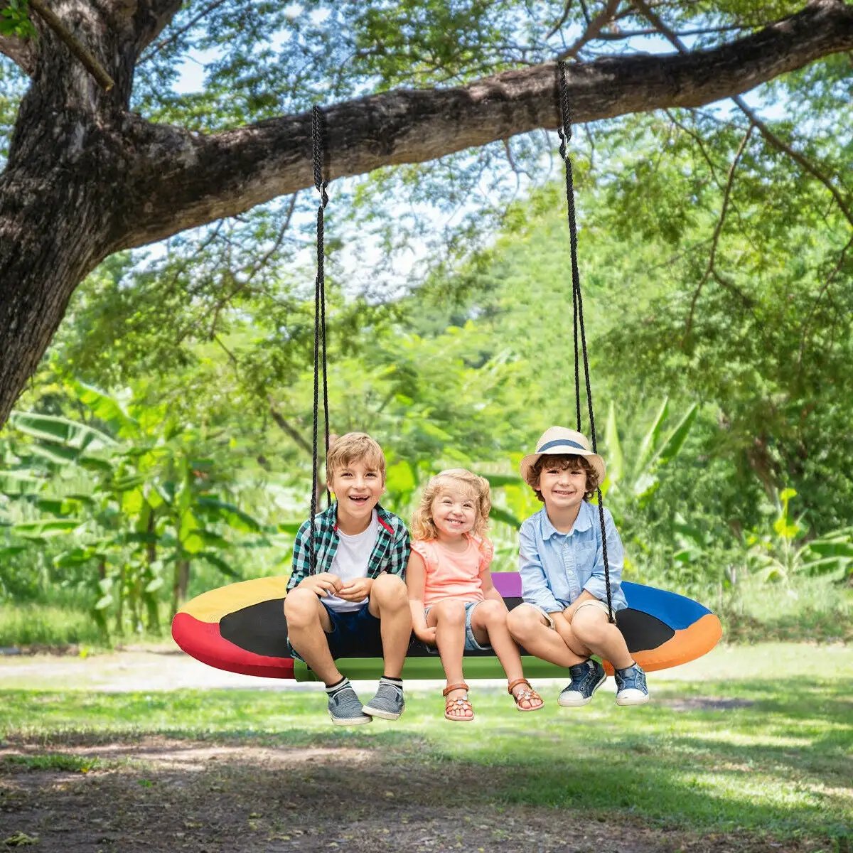 60 Inch Saucer Surf Outdoor Adjustable Swing Set by DirectDeals