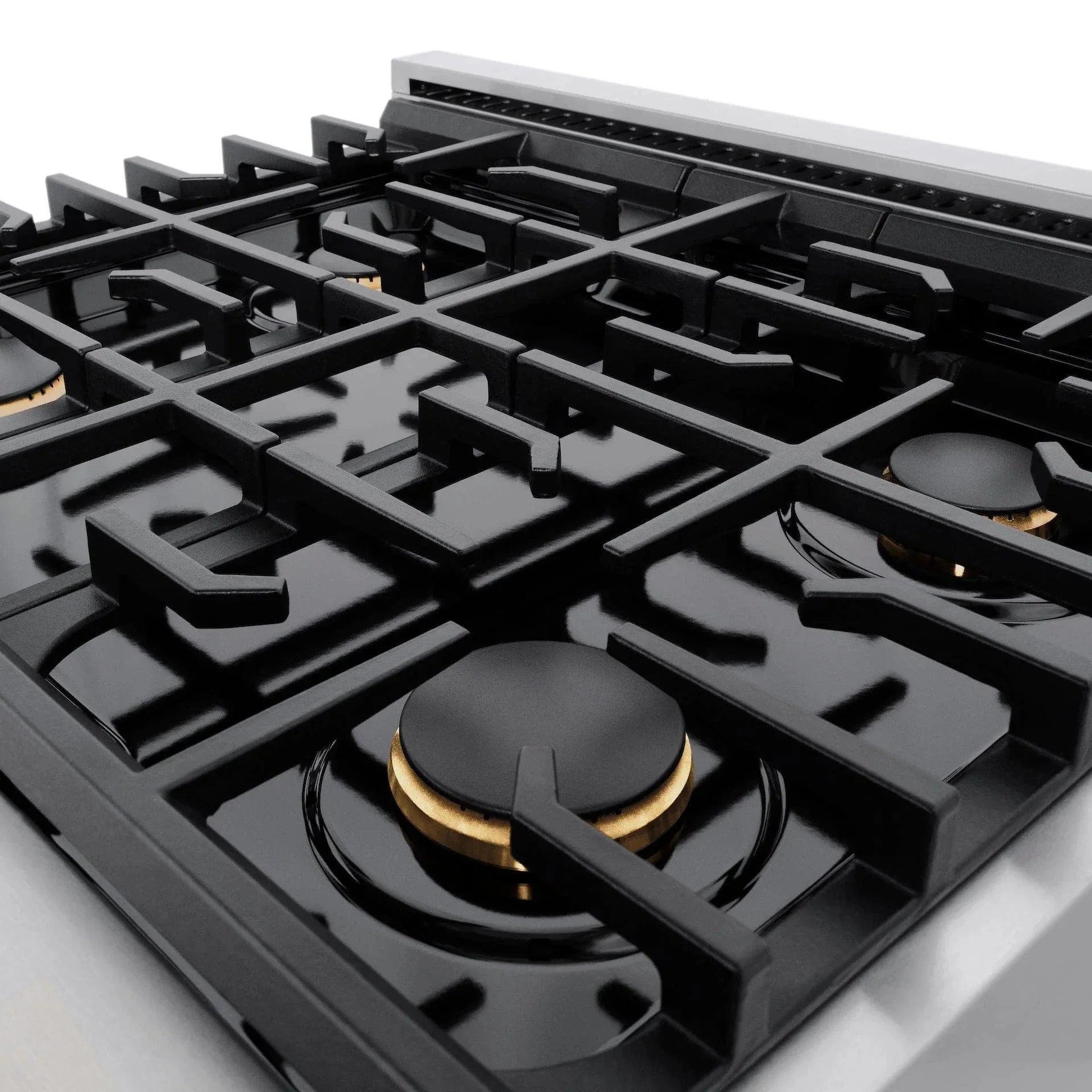 ZLINE 30"Paramount Dual Fuel Range DuraSnow® Matte Black SDRSZ-30-MB by Farmhouse Kitchen and Bath