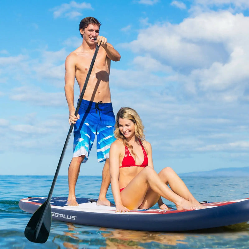 11 Feet Inflatable Stand up Paddle Board with 3 Fins Thruster by DirectDeals