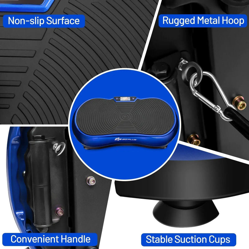 3D Vibration Plate Fitness Machine with Remote Control by DirectDeals