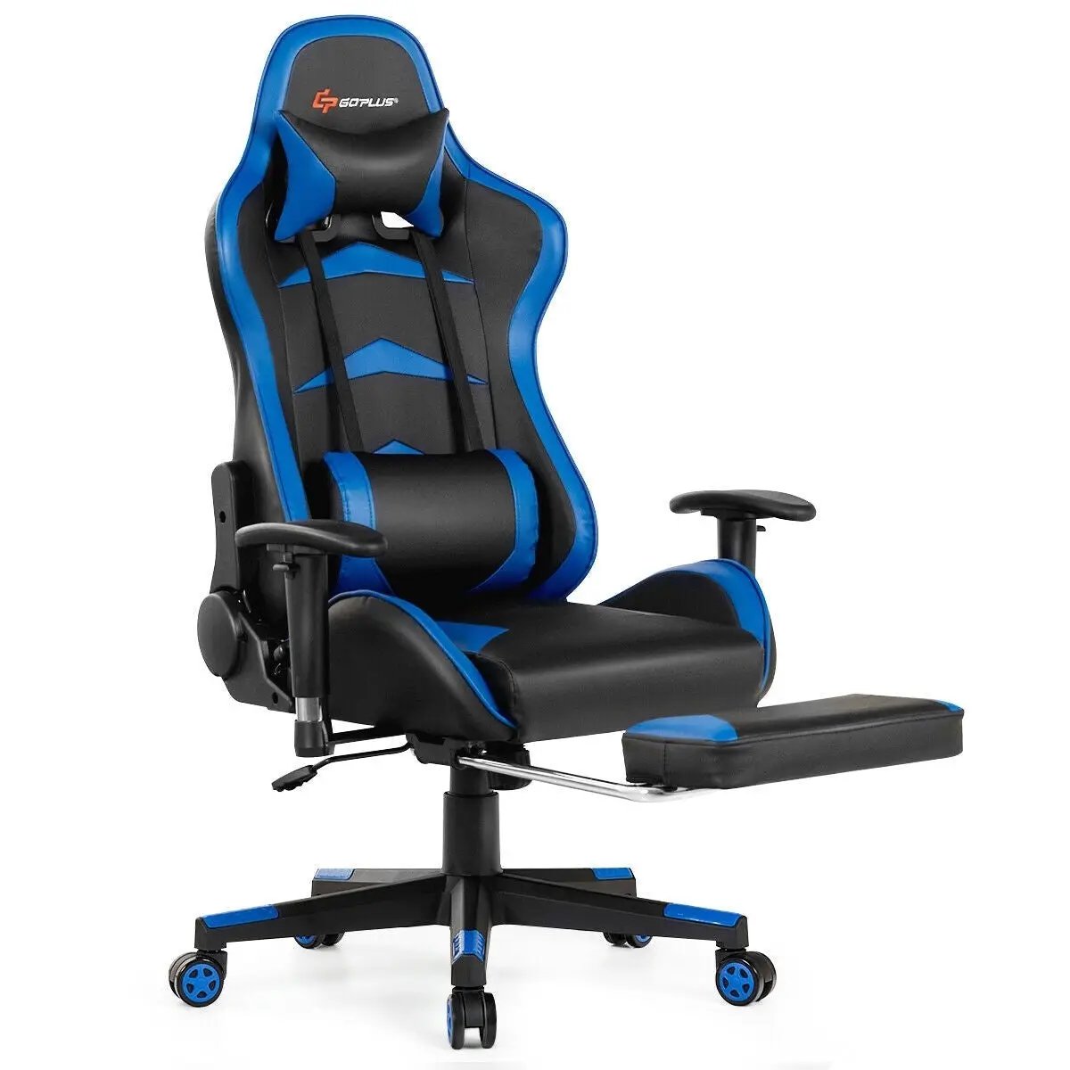 Massage Gaming Chair with Footrest by DirectDeals