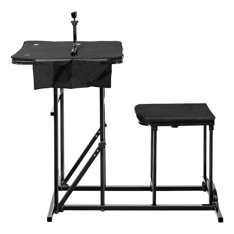 Foldable Shooting Bench with Adjustable Height Table by DirectDeals
