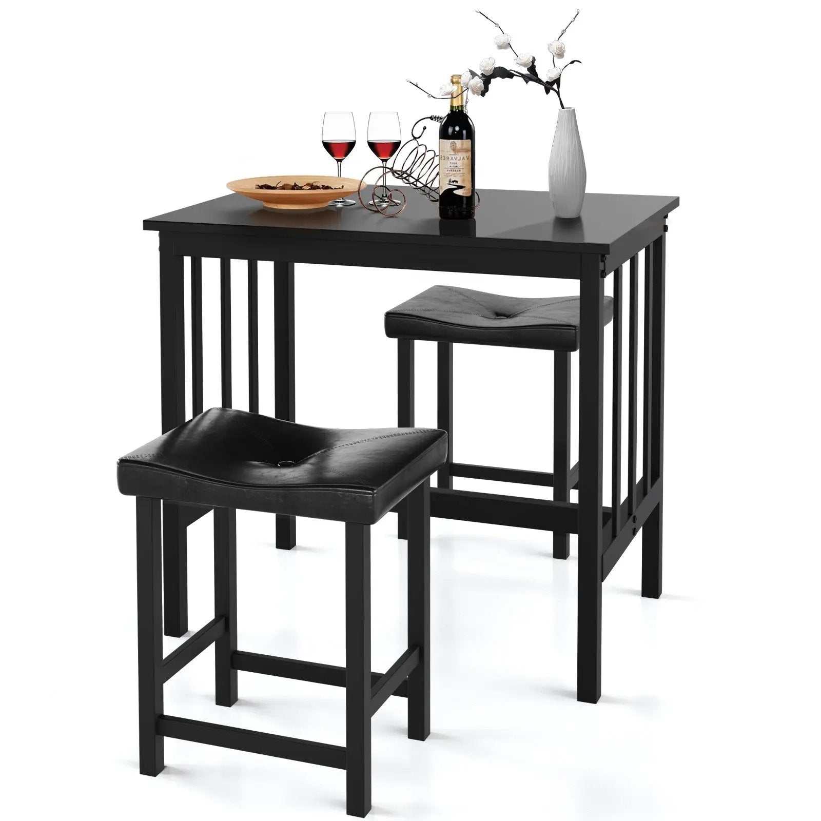 3 Pieces Modern Counter Height Dining Set by DirectDeals