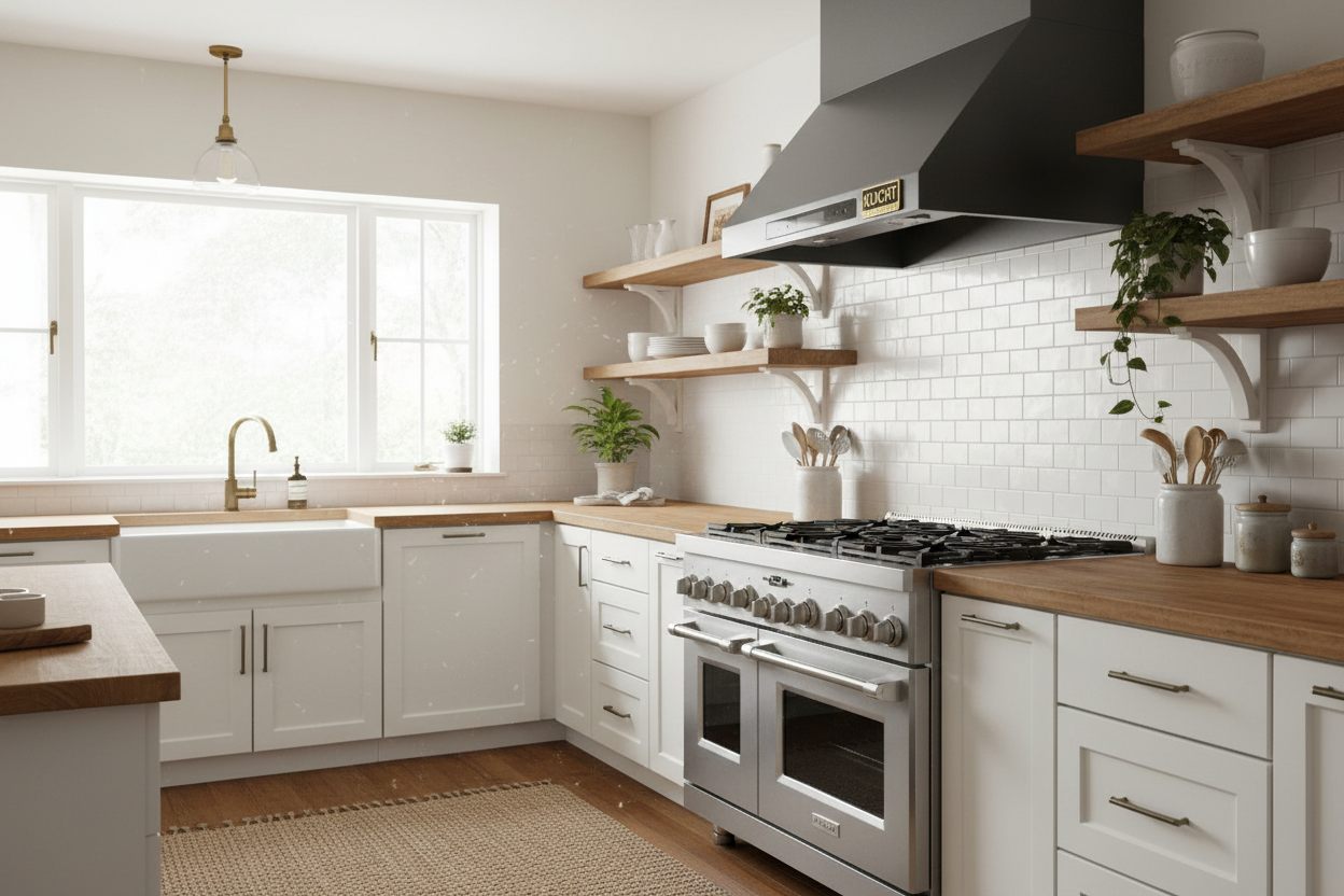 Kucht Gemstone™ 36" Under Cabinet Range KRH363A by Farmhouse Kitchen and Bath
