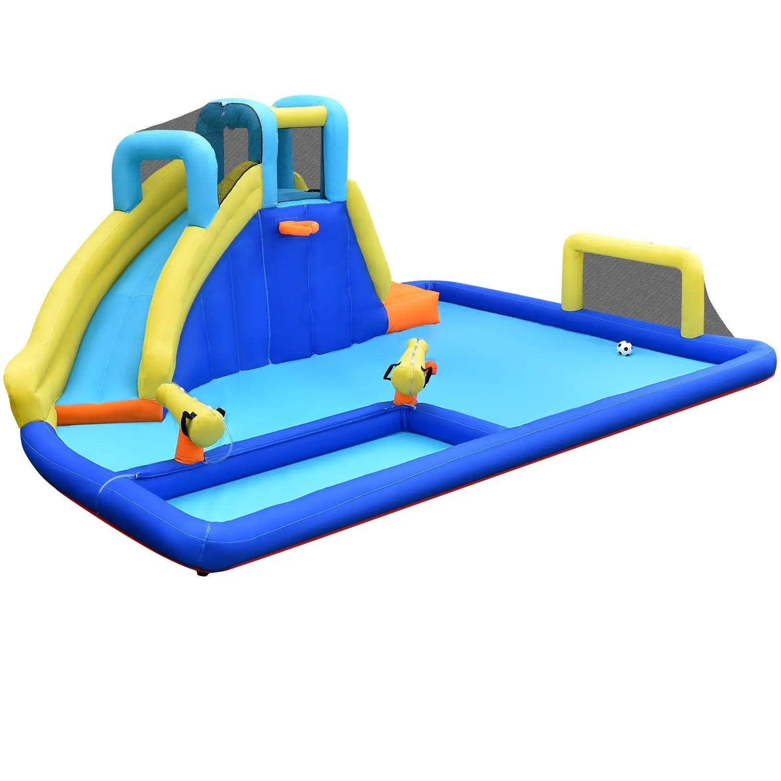 6-in-1 Inflatable Water Slide Jumping House without Blower by DirectDeals