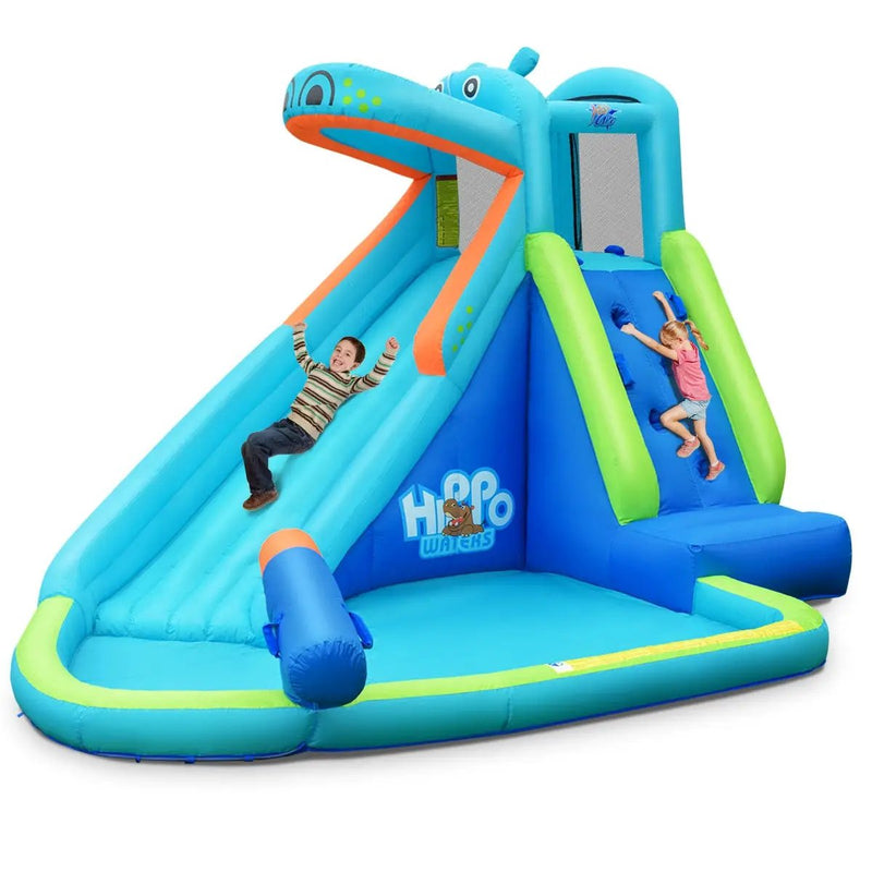Inflatable Water Pool with Splash and Slide Without Blower by DirectDeals