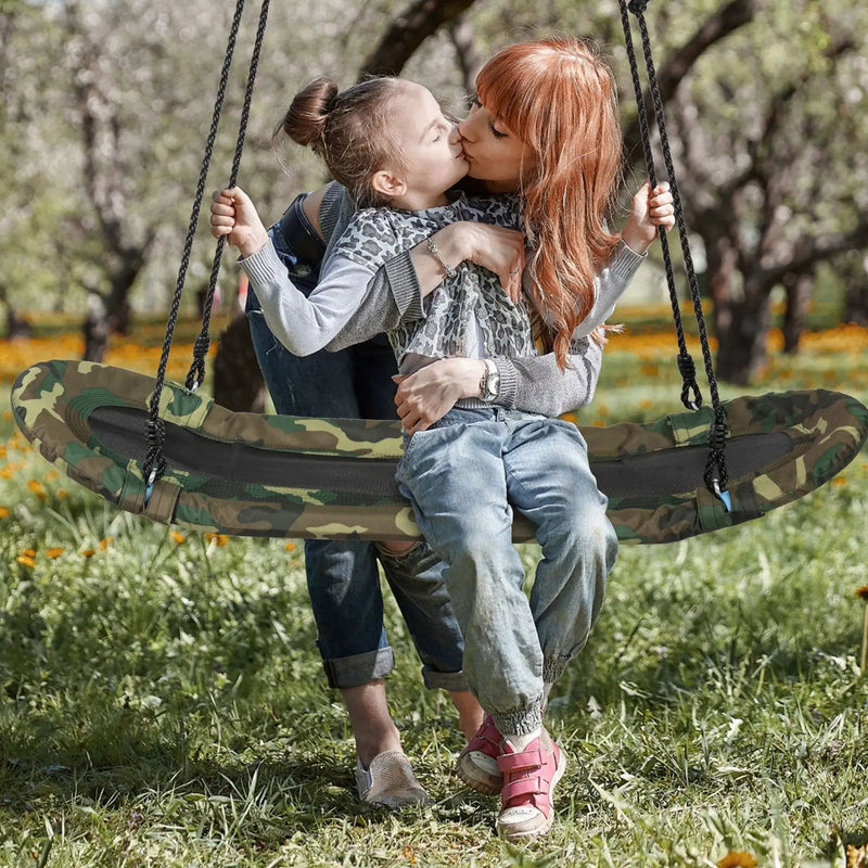 Saucer Tree Swing Surf Kids Outdoor Adjustable by DirectDeals