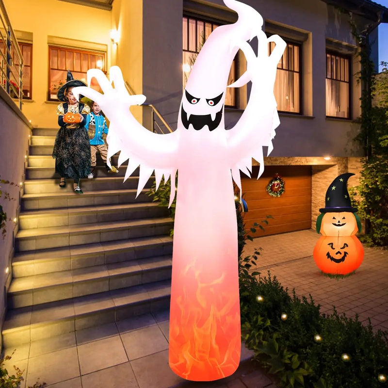 12 Feet Halloween Inflatable Decoration with Built-in LED Lights by DirectDeals