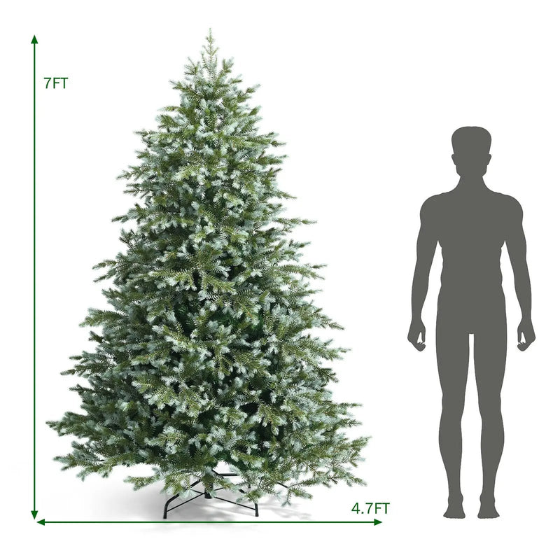 7 Feet Artificial Christmas Tree with 1260 Mixed PE and PVC Tips by DirectDeals
