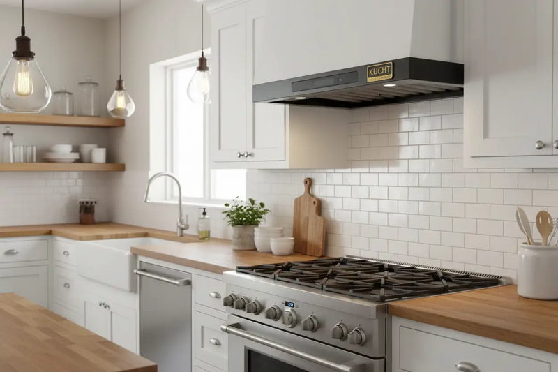 Kucht Gemstone™ 30" Under Cabinet Range Hood KRH303A by Farmhouse Kitchen and Bath