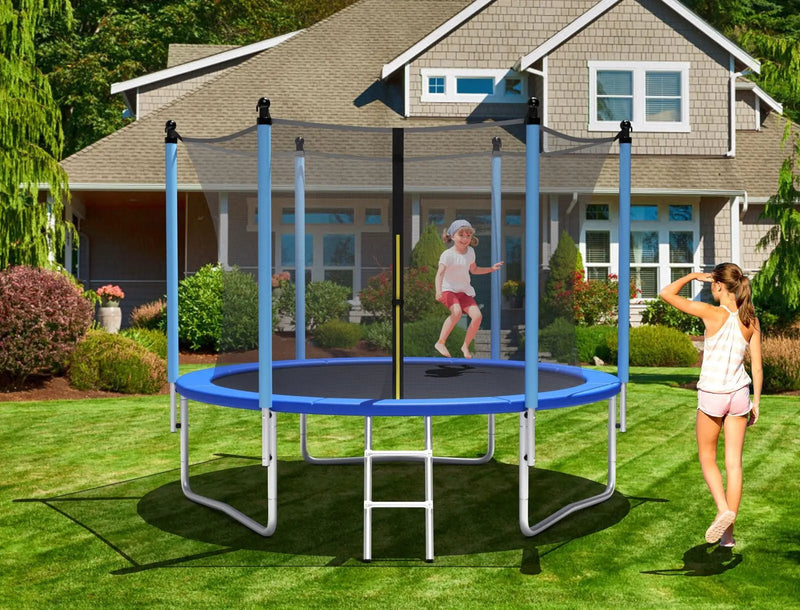 Outdoor Trampoline with Safety Closure Net by DirectDeals