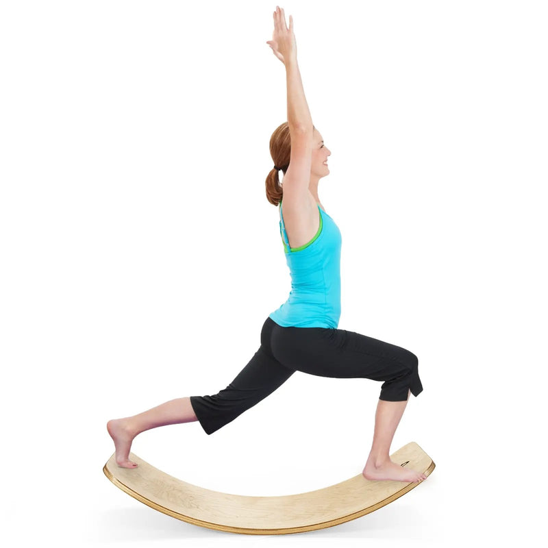 12 Inch Wobble Board for Balance Training-Natural by DirectDeals
