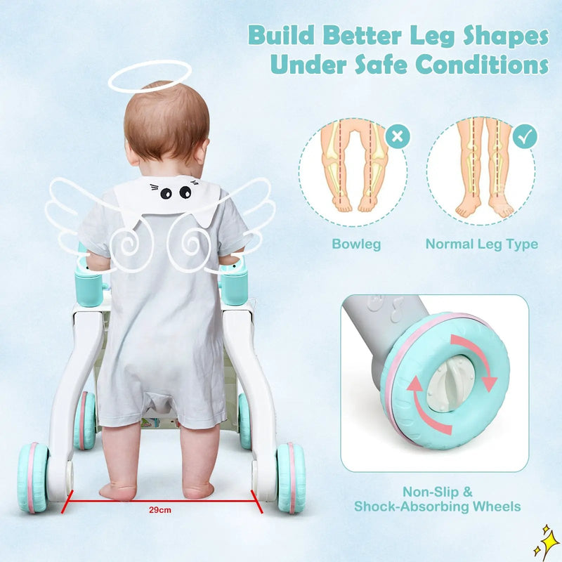 Baby Sit-to-Stand Learning Walker Toddler Musical Toy by DirectDeals