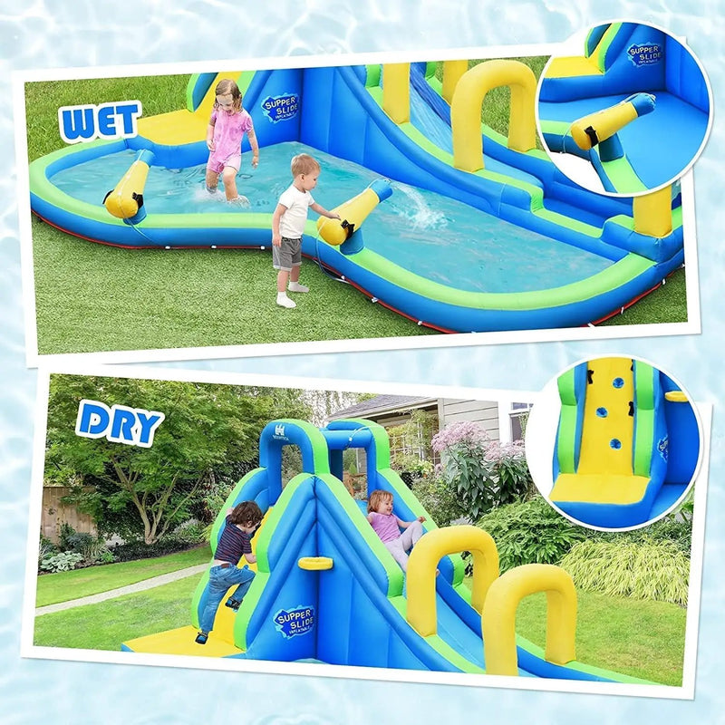 Multifunctional Inflatable Water Bounce with 735W Blower by DirectDeals