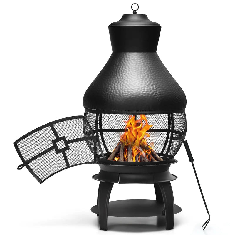 Patio Wood Burning Chimneys Fireplace by DirectDeals