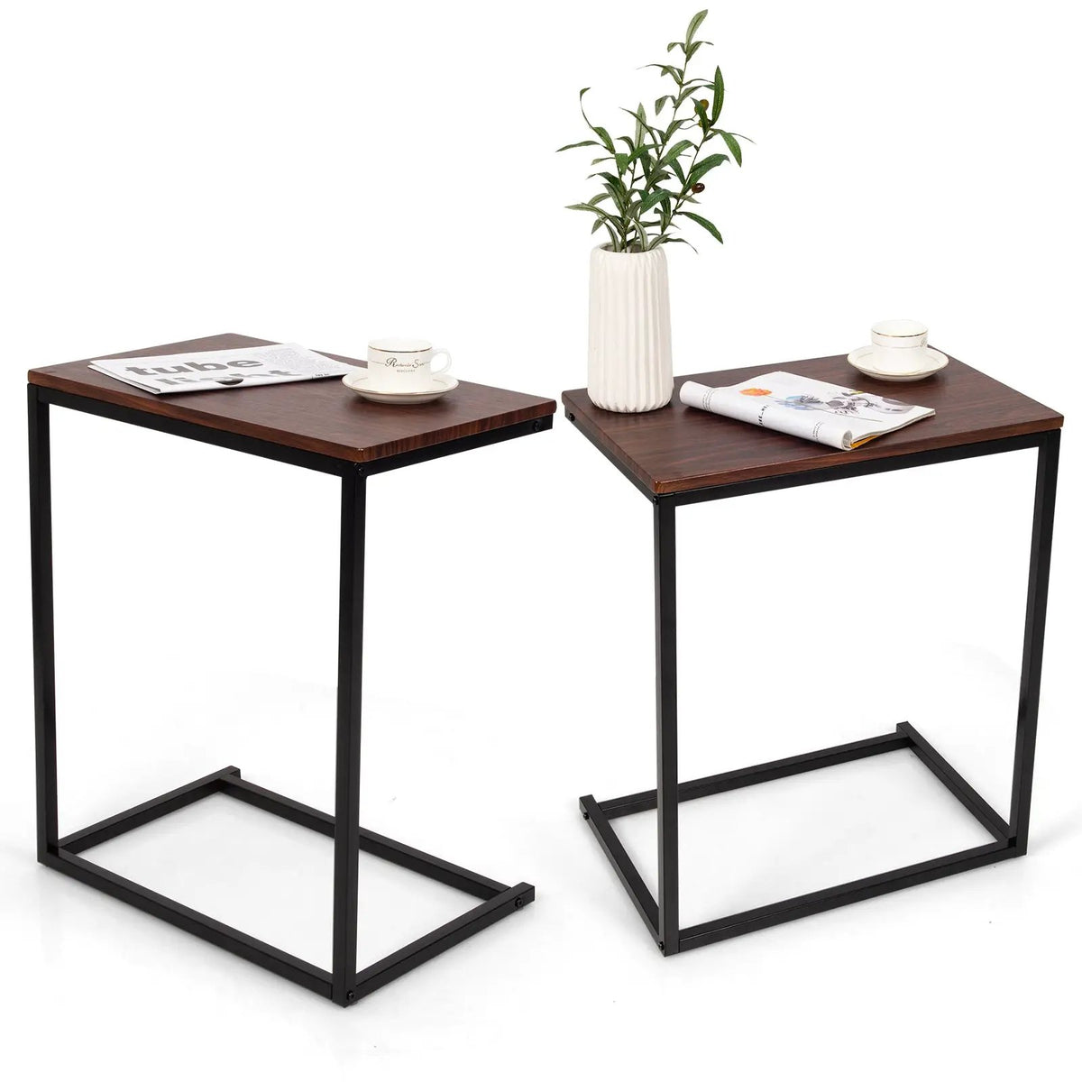 26 Inch Beside Sofa Laptop Holder End Stand Desk by DirectDeals