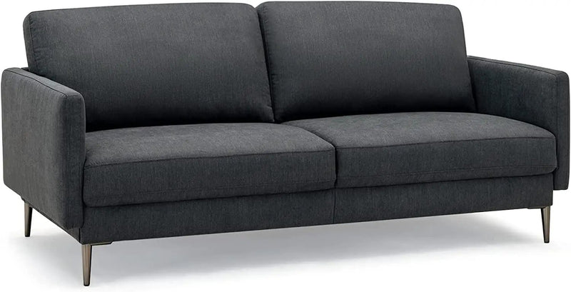 Modern Loveseat with Comfy Backrest Cushions by DirectDeals