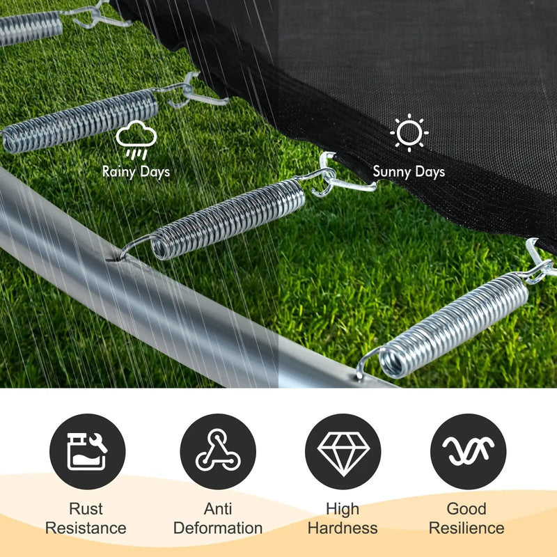 5.5 Inch Rustproof Galvanized Steel Replacement Trampoline Elasticity Springs by DirectDeals