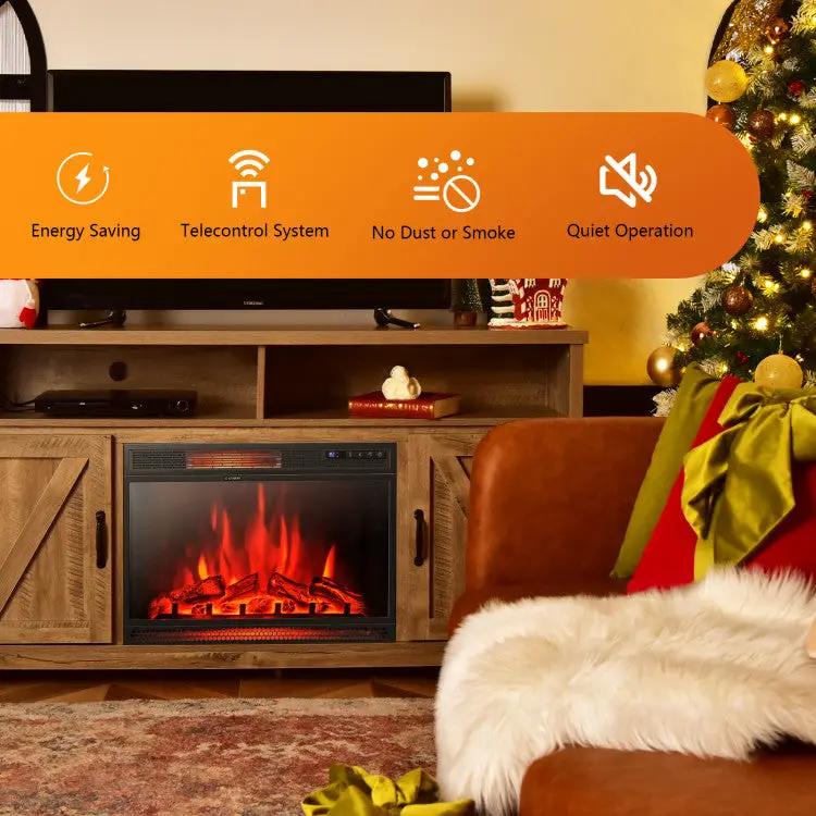 28" Electric Fireplace with Remote by DirectDeals