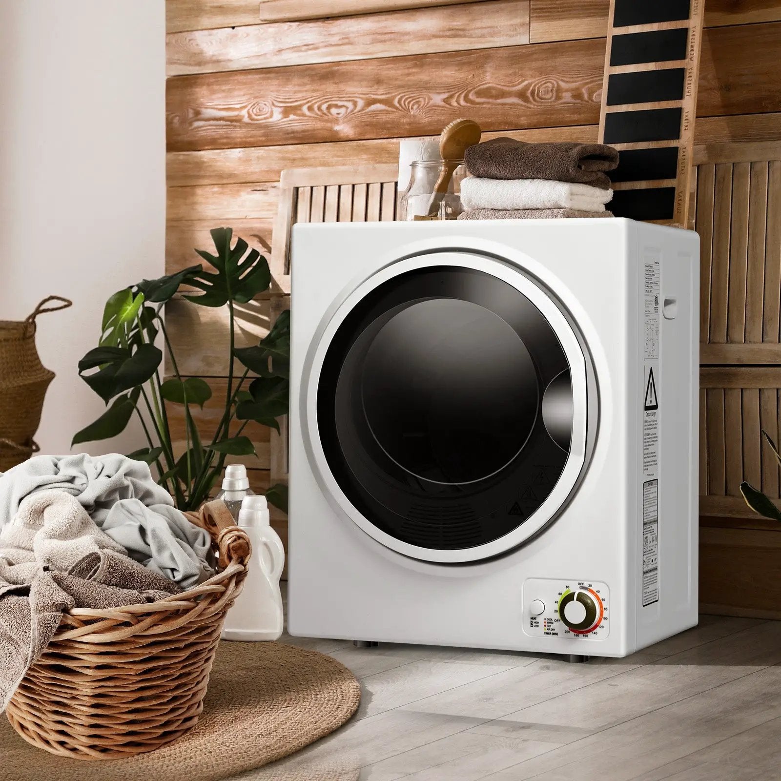 1.5 Cu .ft Clothes Dryer with with Stainless Steel Wall Mount by DirectDeals